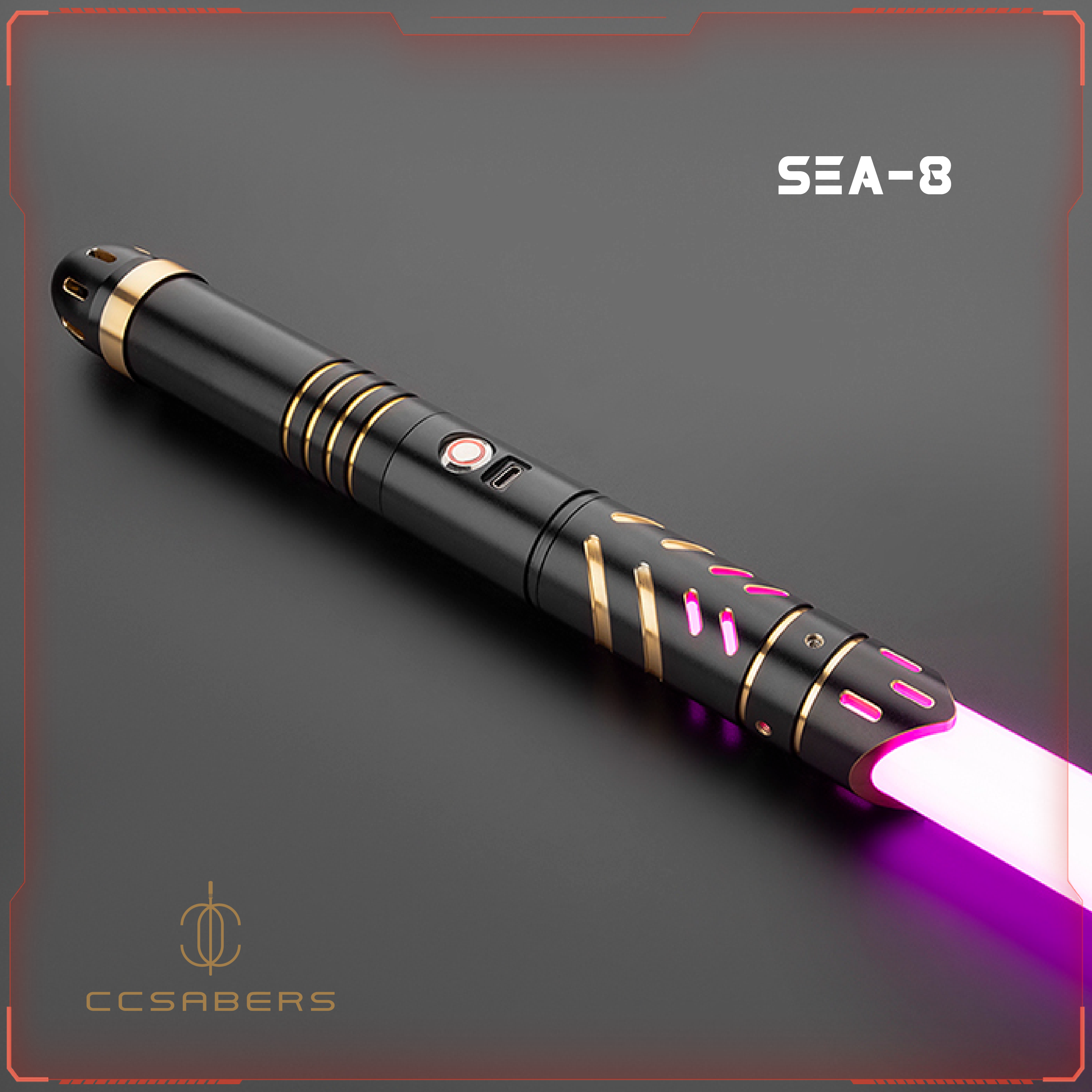 SEA-8 RGB/Neopixel Lightsaber - CCSabers