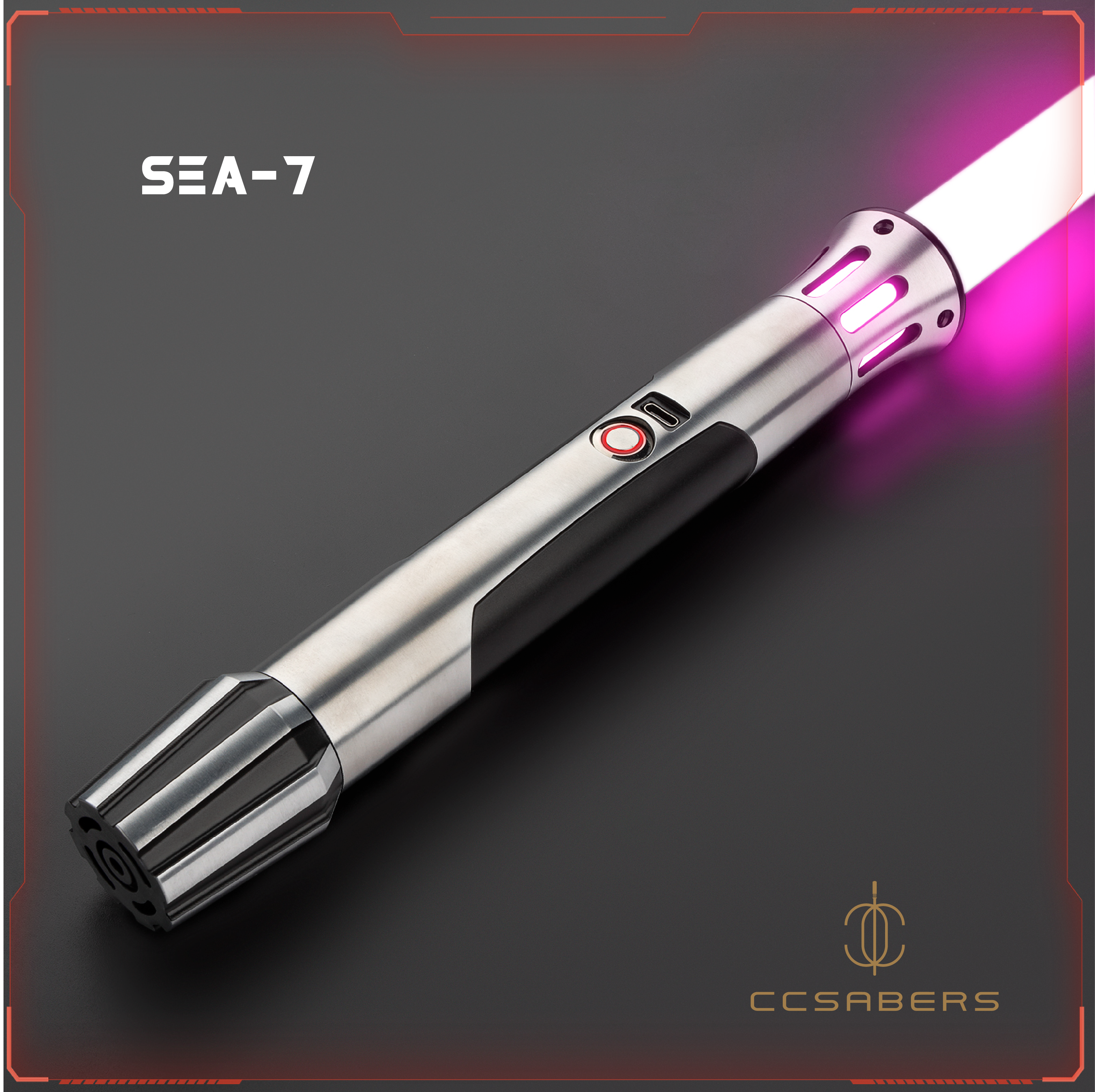 SEA-7 RGB/Neopixel Lightsaber - CCSabers