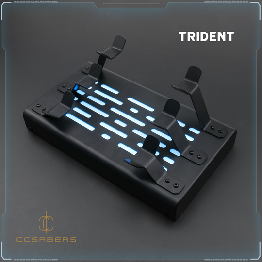 Trident - RGB Full Metal Saber Stand - CCSabers