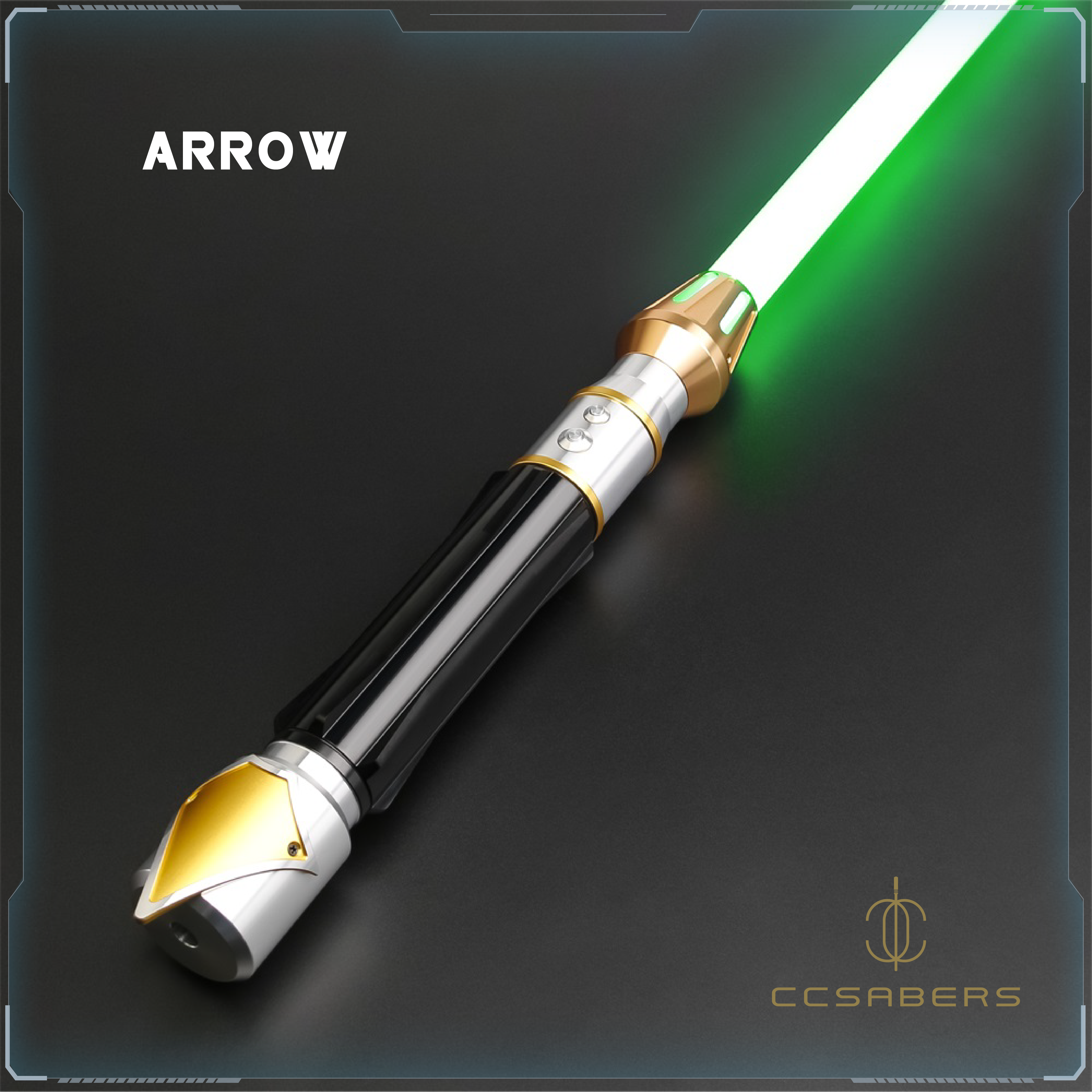 Arrow RGB/Neopixel Lightsaber - CCSabers