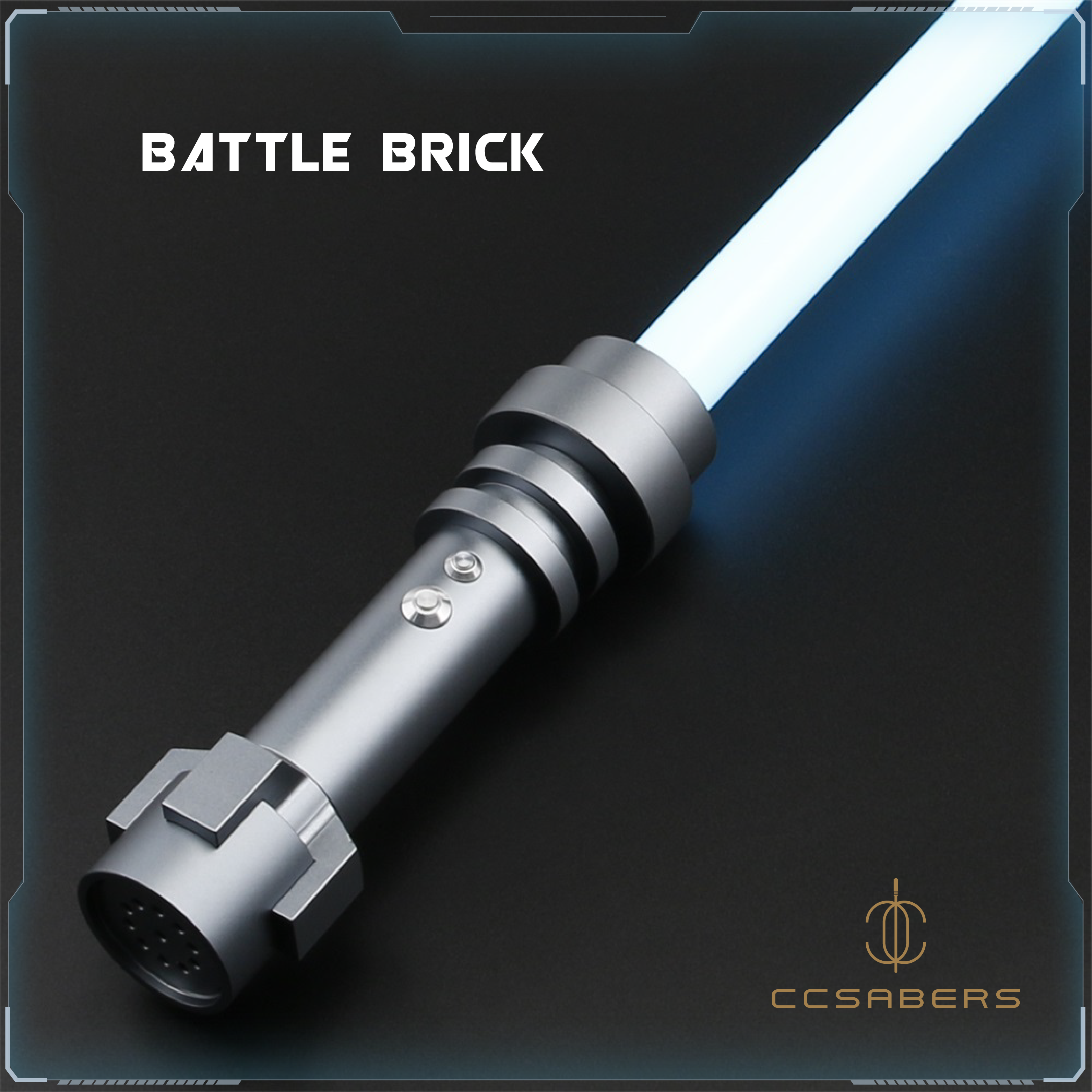 Battle Brick 2.0 RGB/Neopixel Lightsaber - CCSabers