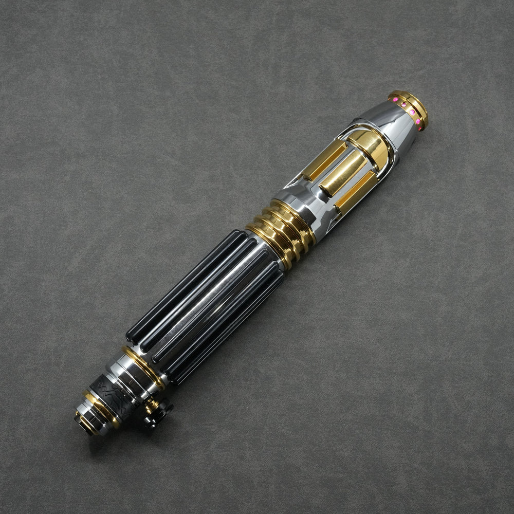 89Sabers Windu Crystal Ver. Neopixel Lightsaber - Ready To Ship - CCSabers