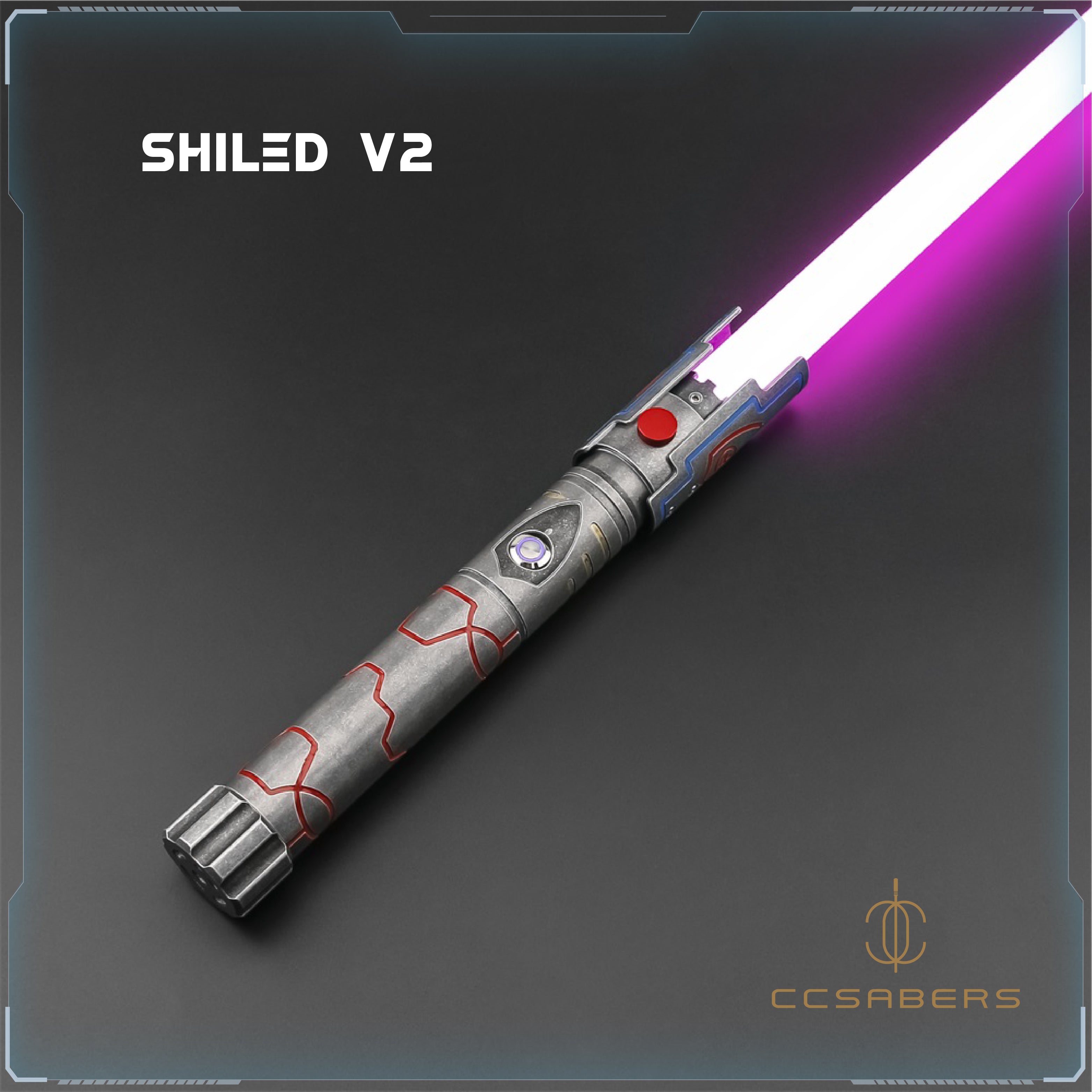 Shield V2 RGB/Neopixel Lightsaber - CCSabers